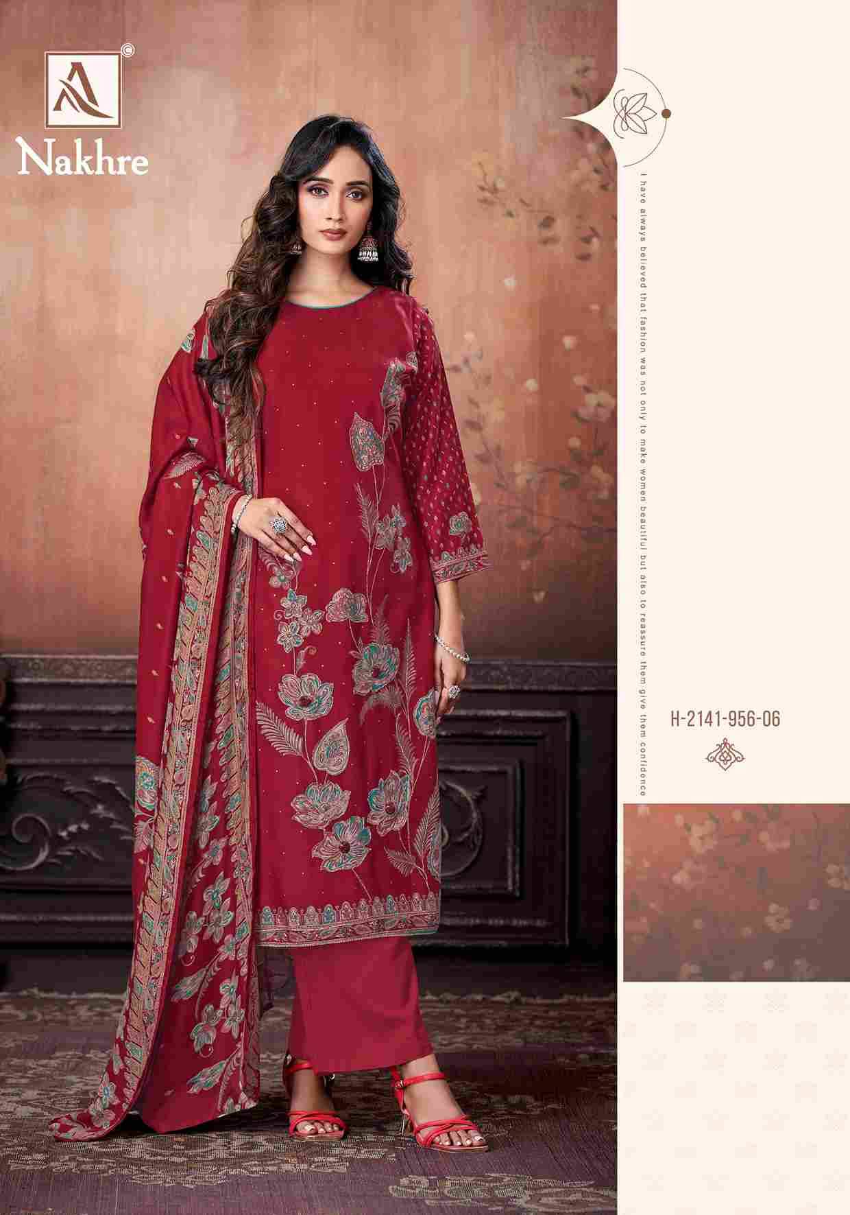 Nakhre By Alok Suit 2141-956-01 To 2141-956-06 Series Beautiful Festive Suits Stylish Fancy Colorful Casual Wear & Ethnic Wear Pure Viscose Pashmina Print Dresses At Wholesale Price