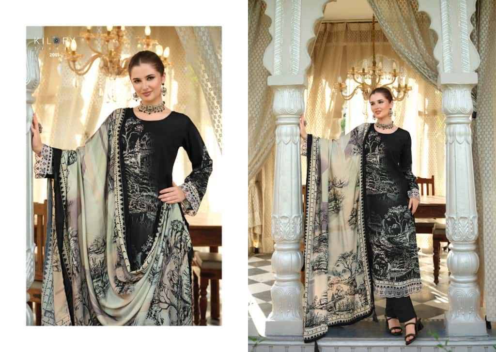 Nayaab By Kilory 2091 To 2096 Series Beautiful Festive Suits Colorful Stylish Fancy Casual Wear & Ethnic Wear Pure Viscose Pashmina Dresses At Wholesale Price