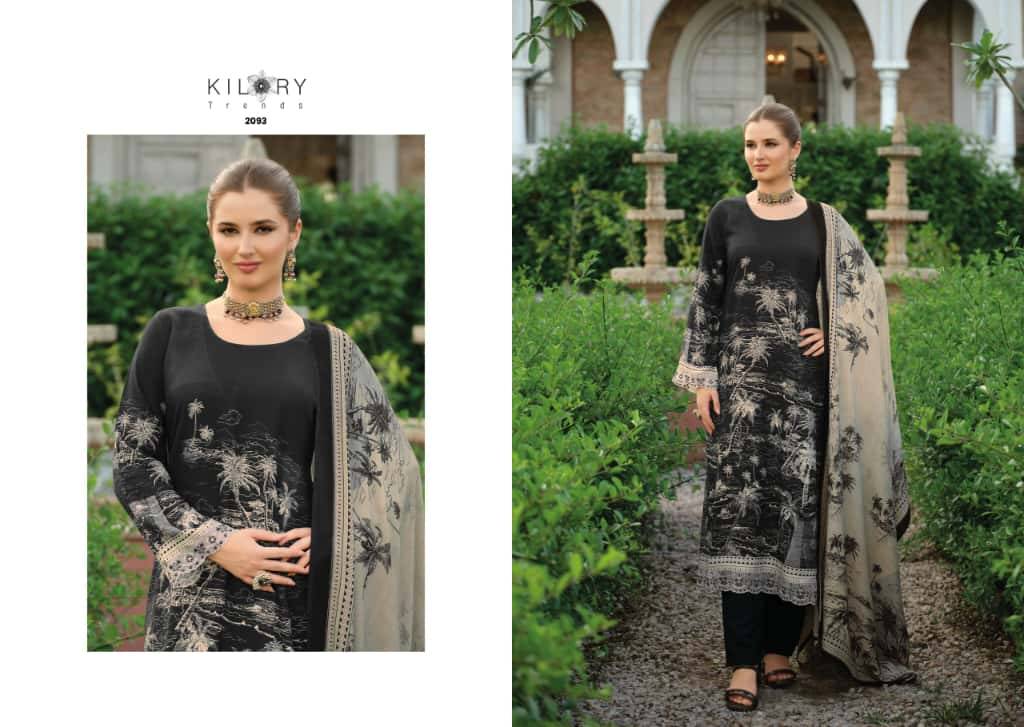 Nayaab By Kilory 2091 To 2096 Series Beautiful Festive Suits Colorful Stylish Fancy Casual Wear & Ethnic Wear Pure Viscose Pashmina Dresses At Wholesale Price
