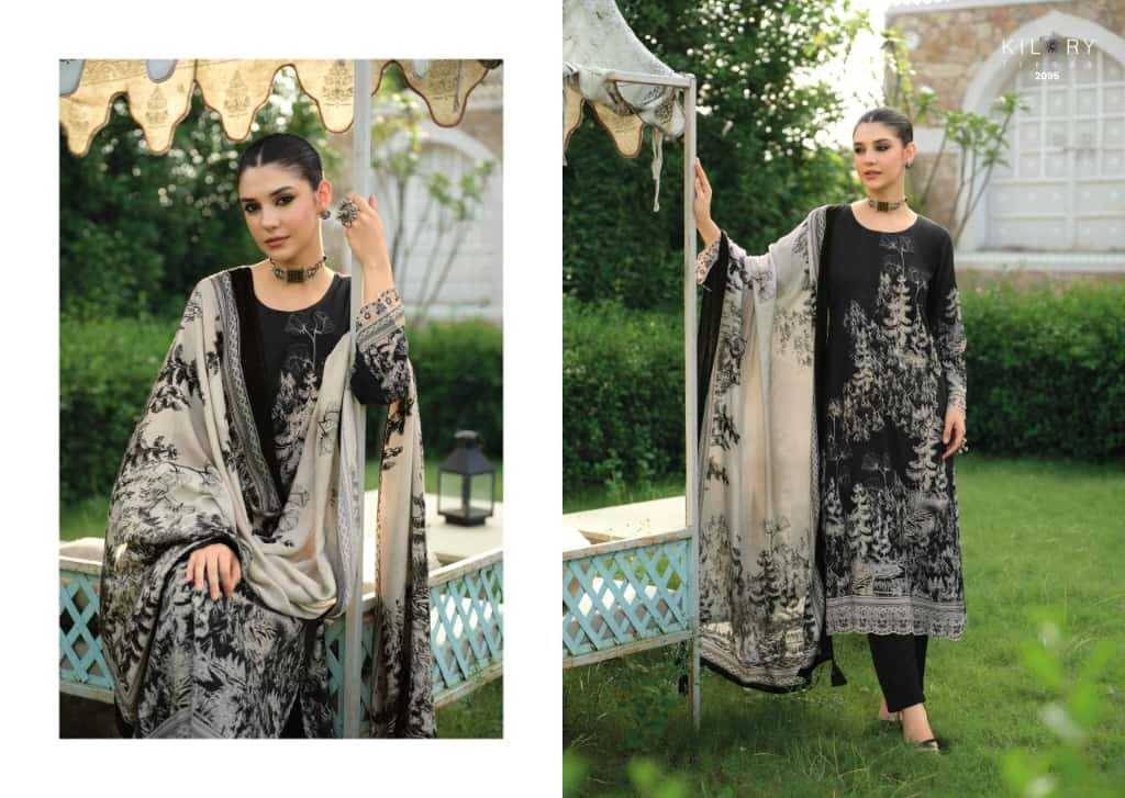 Nayaab By Kilory 2091 To 2096 Series Beautiful Festive Suits Colorful Stylish Fancy Casual Wear & Ethnic Wear Pure Viscose Pashmina Dresses At Wholesale Price