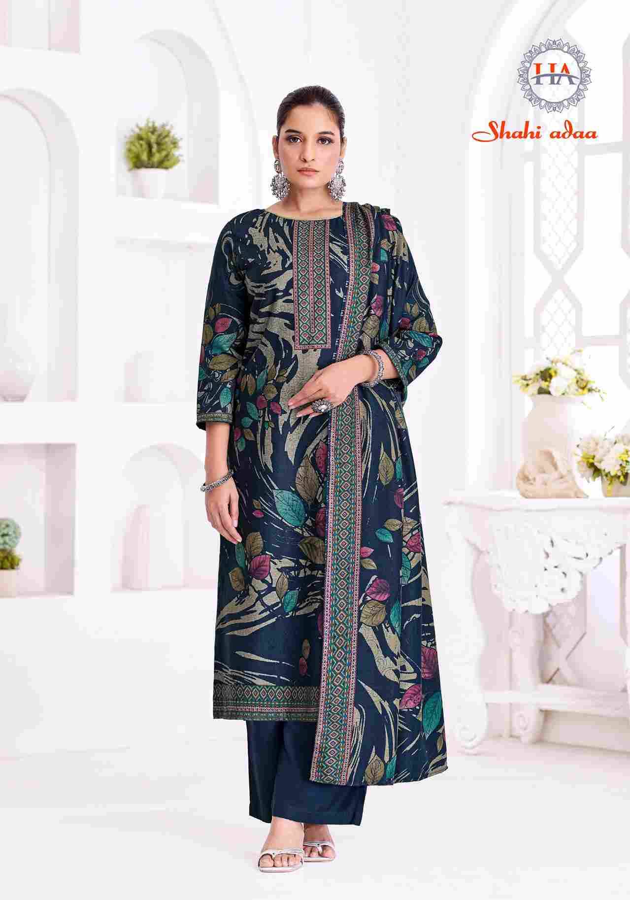 Shahi Adaa By Harshit Fashion Hub 2143-957-01 To 2143-957-06 Series Beautiful Festive Suits Stylish Fancy Colorful Casual Wear & Ethnic Wear Pure Pashmina Dresses At Wholesale Price