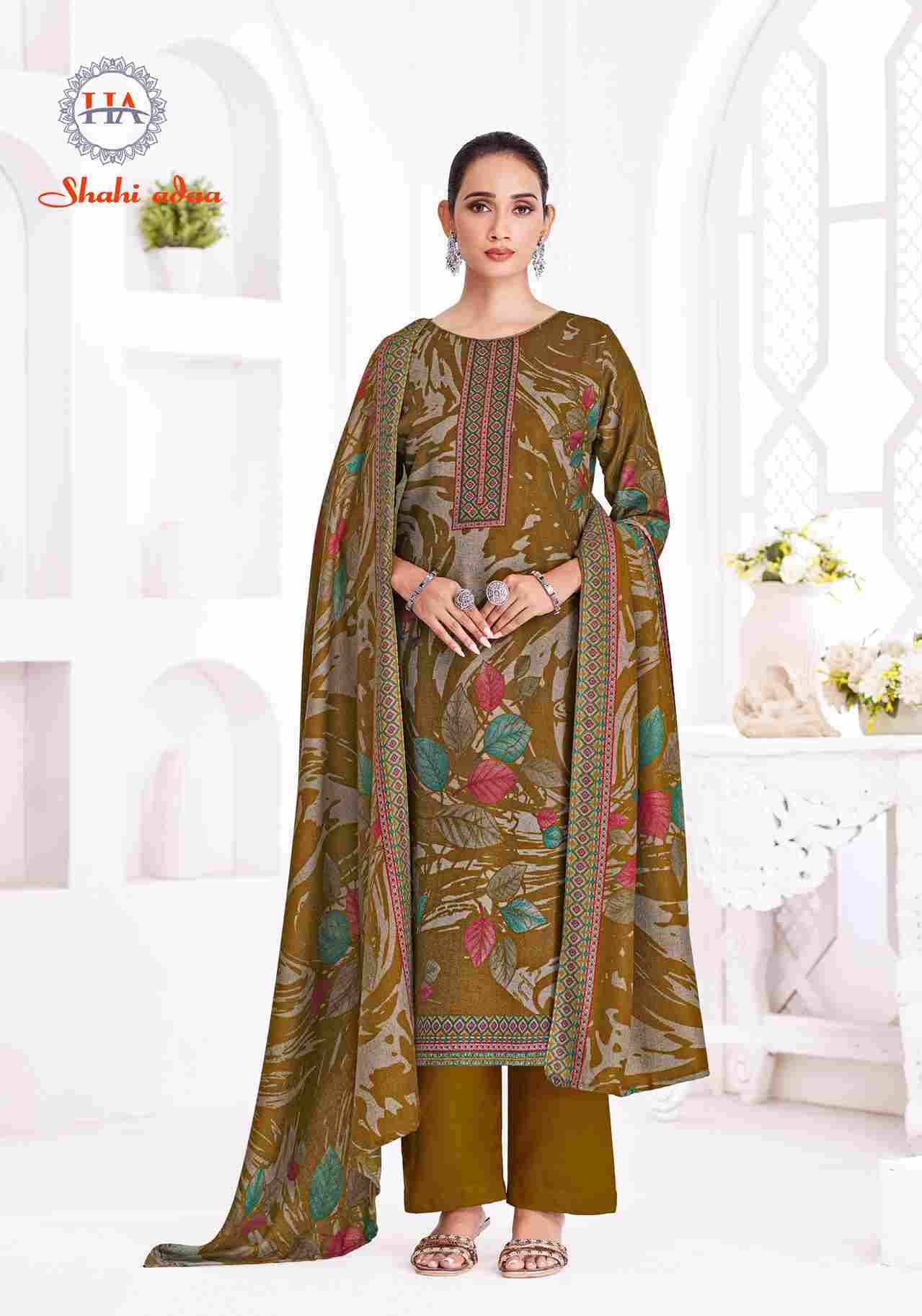 Shahi Adaa By Harshit Fashion Hub 2143-957-01 To 2143-957-06 Series Beautiful Festive Suits Stylish Fancy Colorful Casual Wear & Ethnic Wear Pure Pashmina Dresses At Wholesale Price