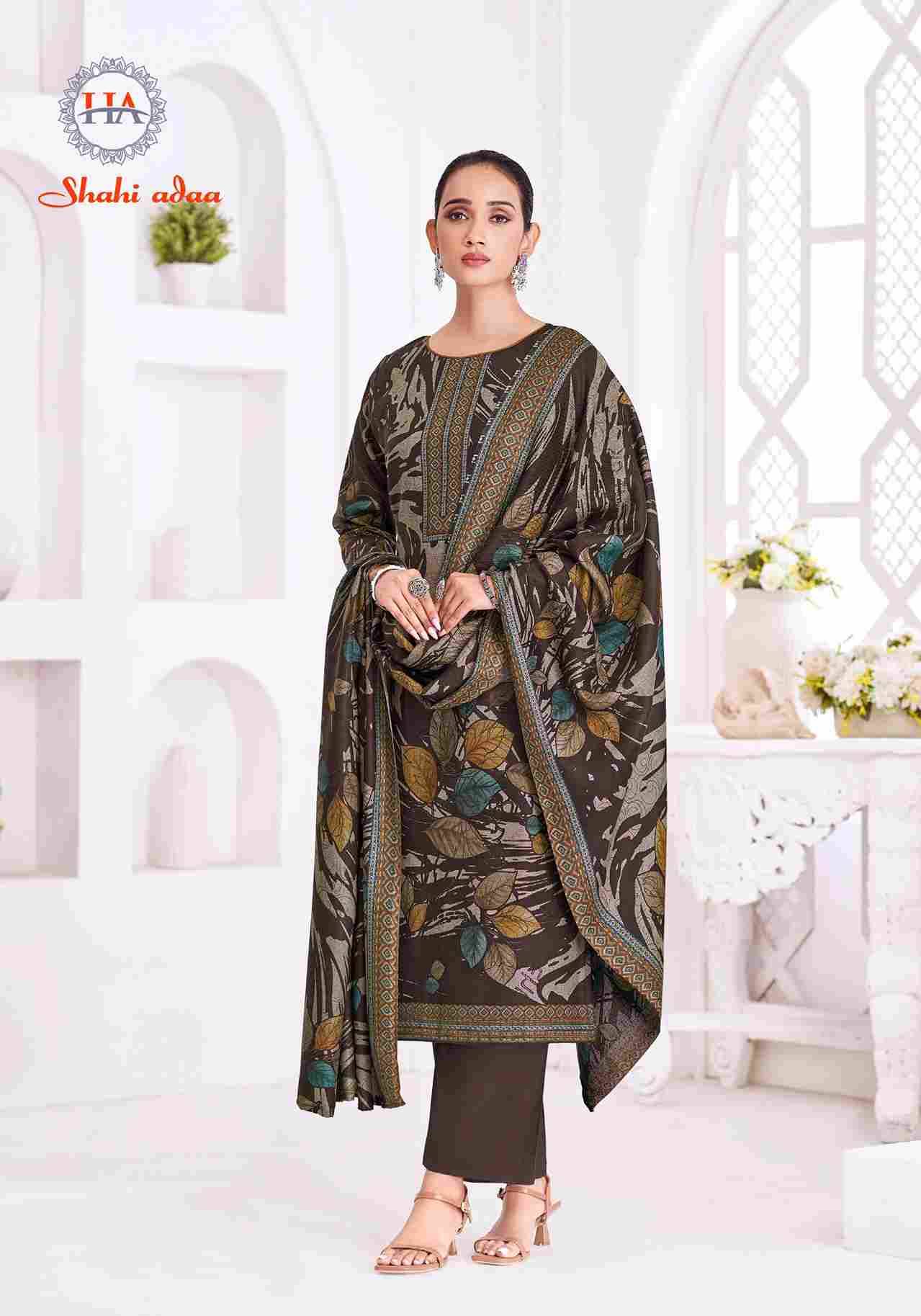 Shahi Adaa By Harshit Fashion Hub 2143-957-01 To 2143-957-06 Series Beautiful Festive Suits Stylish Fancy Colorful Casual Wear & Ethnic Wear Pure Pashmina Dresses At Wholesale Price
