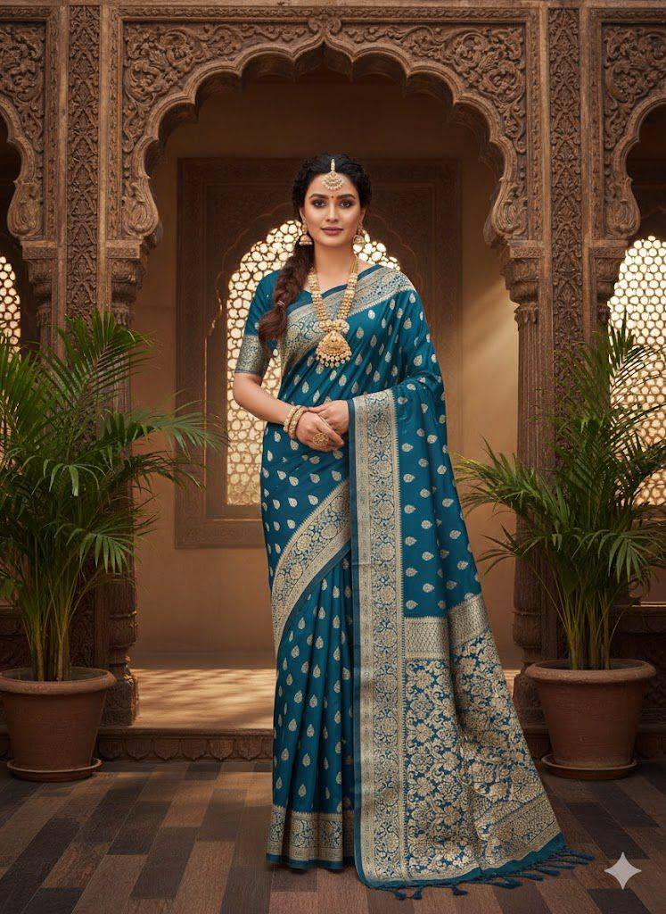 Lc-889 By Fashid Wholesale 01 To 07 Series Indian Traditional Wear Collection Beautiful Stylish Fancy Colorful Party Wear & Occasional Wear Lichi Silk Sarees At Wholesale Price