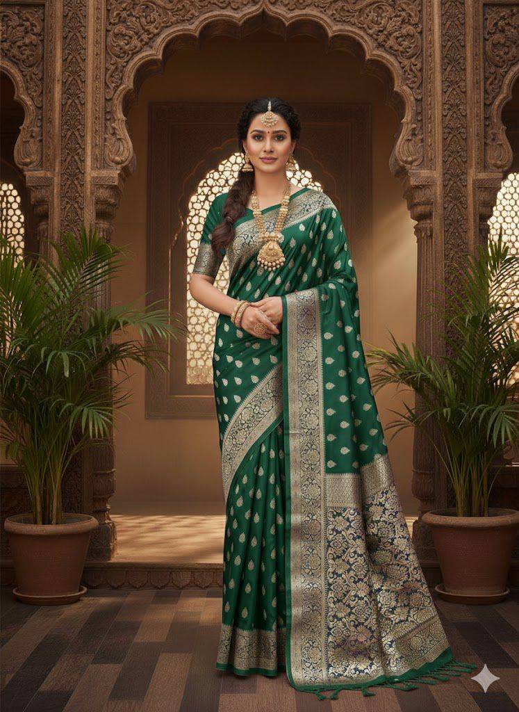 Lc-889 By Fashid Wholesale 01 To 07 Series Indian Traditional Wear Collection Beautiful Stylish Fancy Colorful Party Wear & Occasional Wear Lichi Silk Sarees At Wholesale Price