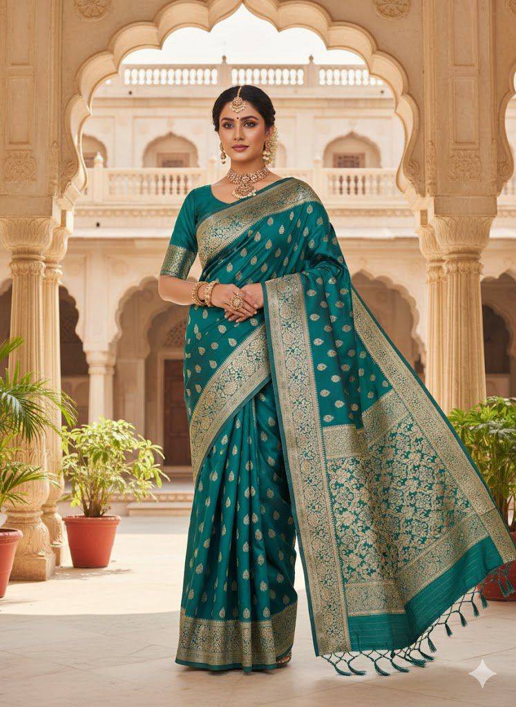 Lc-889 By Fashid Wholesale 01 To 07 Series Indian Traditional Wear Collection Beautiful Stylish Fancy Colorful Party Wear & Occasional Wear Lichi Silk Sarees At Wholesale Price