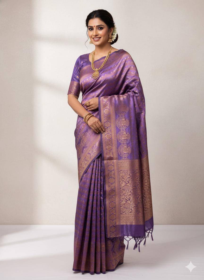 Lc-920 By Fashid Wholesale 01 To 04 Series Indian Traditional Wear Collection Beautiful Stylish Fancy Colorful Party Wear & Occasional Wear Lichi Silk Sarees At Wholesale Price