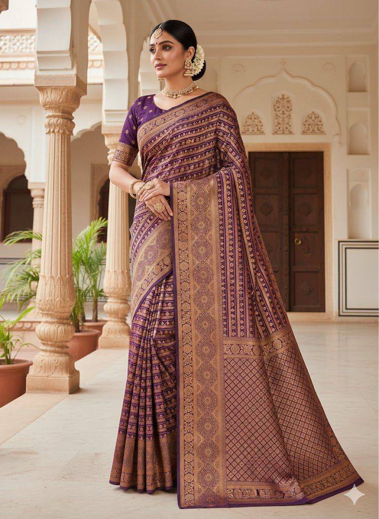 Lc-920 By Fashid Wholesale 01 To 04 Series Indian Traditional Wear Collection Beautiful Stylish Fancy Colorful Party Wear & Occasional Wear Lichi Silk Sarees At Wholesale Price