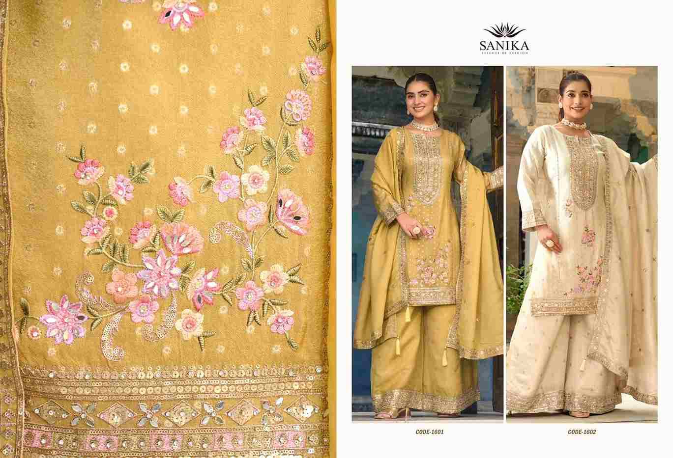 Thanvi By Sanika 1601 To 1602 Series Beautiful Suits Stylish Fancy Colorful Party Wear & Occasional Wear Premium Viscose Silk Dresses At Wholesale Price
