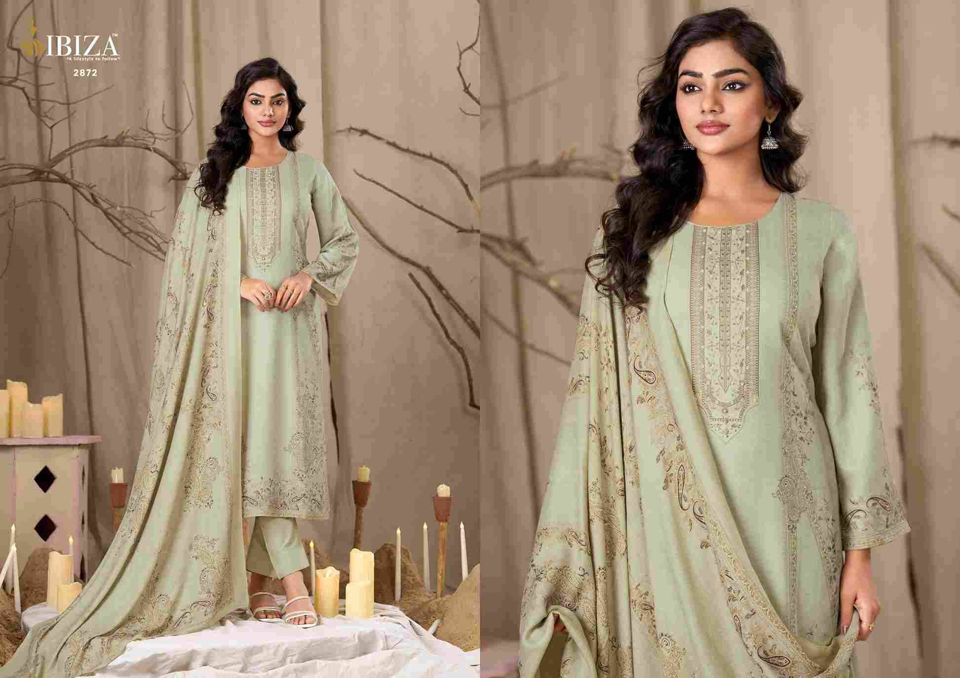 Ferragamo By Ibiza 2871 To 2874 Series Beautiful Festive Suits Colorful Stylish Fancy Casual Wear & Ethnic Wear Pure Viscose Pashmina Dresses At Wholesale Price