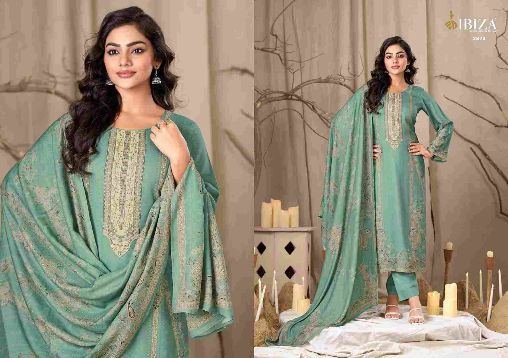 Ferragamo By Ibiza 2871 To 2874 Series Beautiful Festive Suits Colorful Stylish Fancy Casual Wear & Ethnic Wear Pure Viscose Pashmina Dresses At Wholesale Price