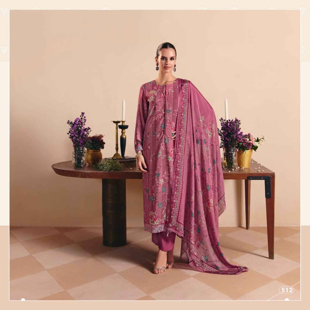 Seher By Sohni 511 To 514 Series Beautiful Suits Colorful Stylish Fancy Casual Wear & Ethnic Wear Pure Muslin Dresses At Wholesale Price