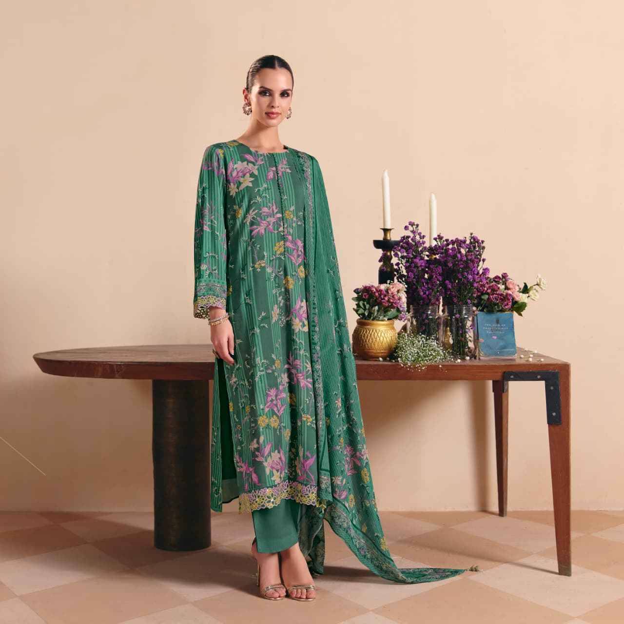 Seher By Sohni 511 To 514 Series Beautiful Suits Colorful Stylish Fancy Casual Wear & Ethnic Wear Pure Muslin Dresses At Wholesale Price