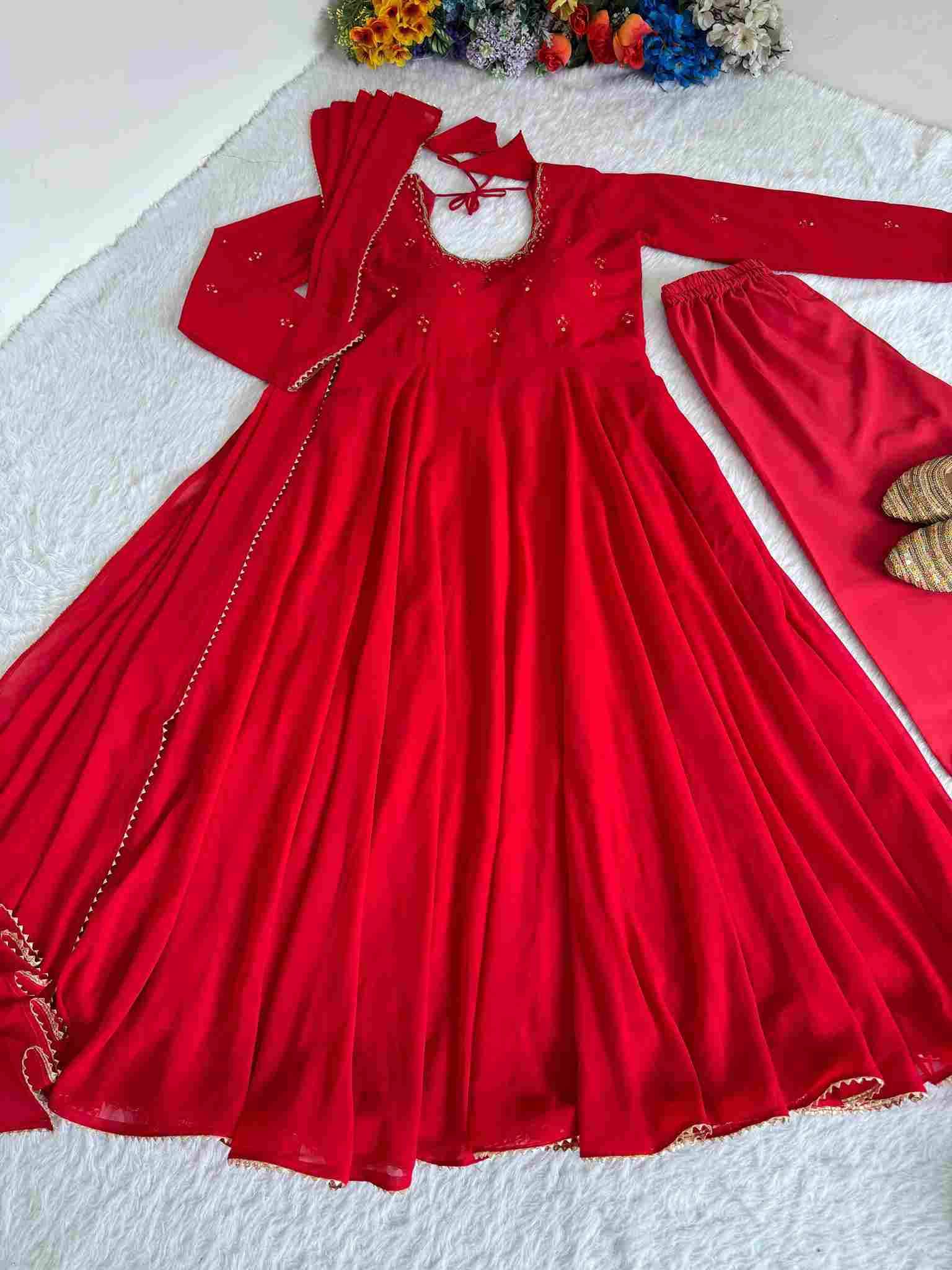 Mb-490 By Fashid Wholesale Beautiful Suits Colorful Stylish Fancy Casual Wear & Ethnic Wear Georgette Dresses At Wholesale Price