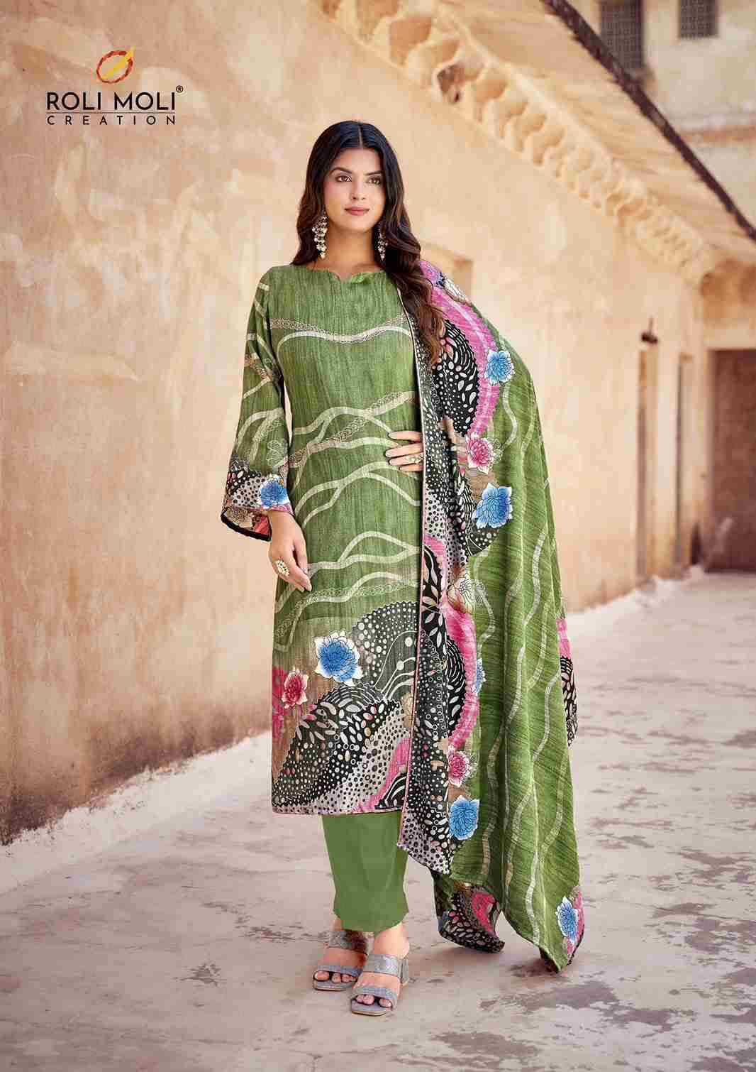 Kabira By Roli Moli 1001 To 1008 Series Beautiful Stylish Festive Suits Fancy Colorful Casual Wear & Ethnic Wear & Ready To Wear Pashmina Dresses At Wholesale Price