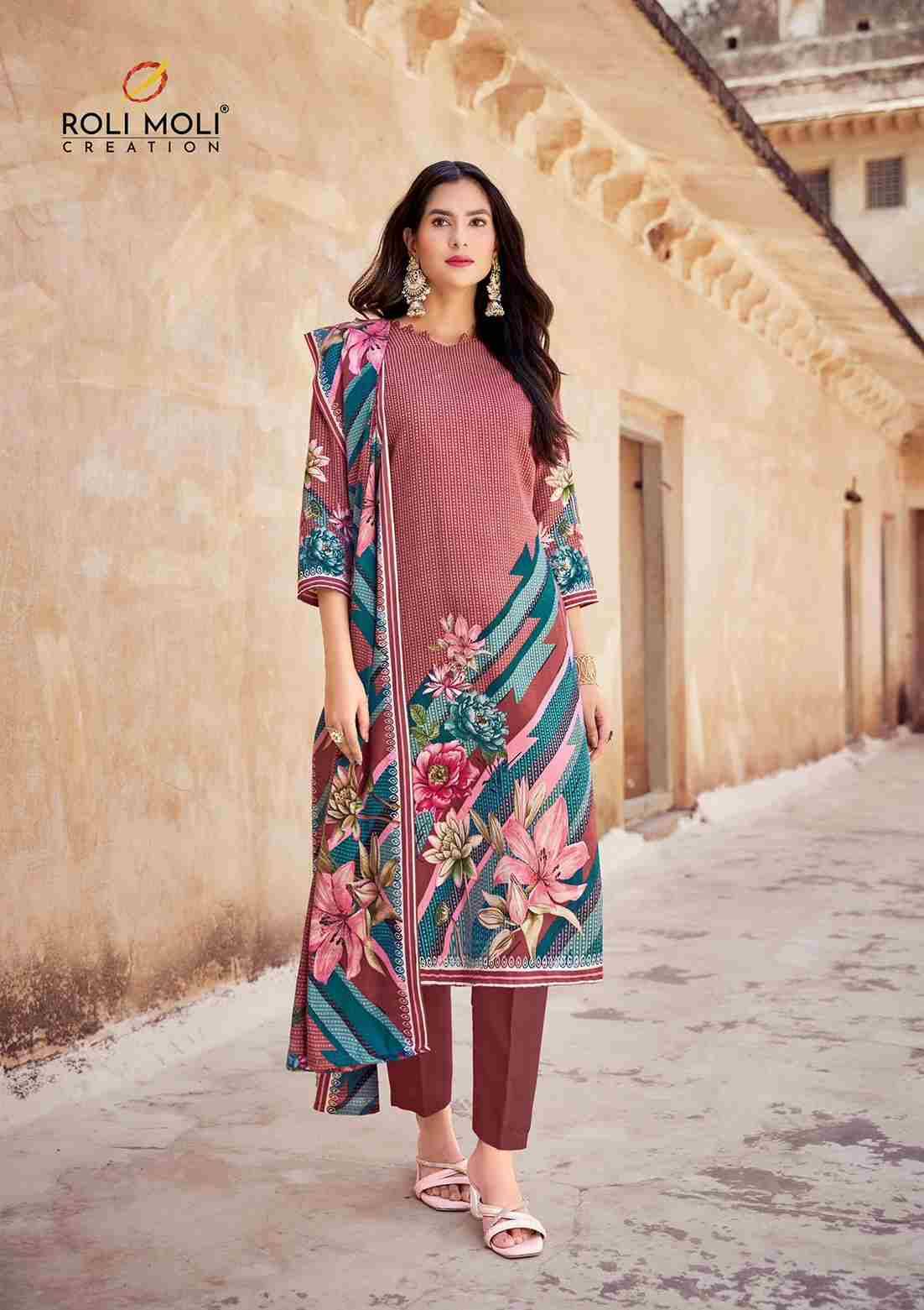 Kabira By Roli Moli 1001 To 1008 Series Beautiful Stylish Festive Suits Fancy Colorful Casual Wear & Ethnic Wear & Ready To Wear Pashmina Dresses At Wholesale Price