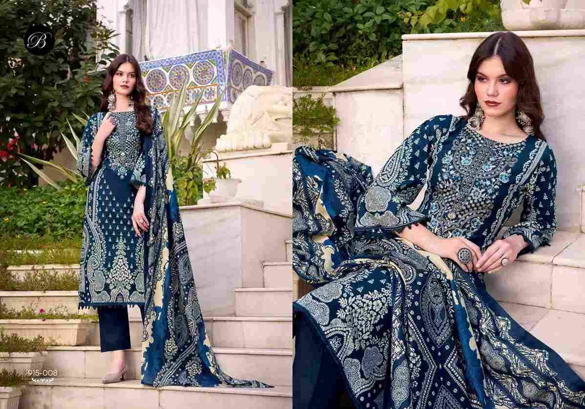 Naira Vol-122 By Belliza 915-001 To 915-008 Series Beautiful Festive Suits Stylish Fancy Colorful Casual Wear & Ethnic Wear Pure Cotton Print Dresses At Wholesale Price