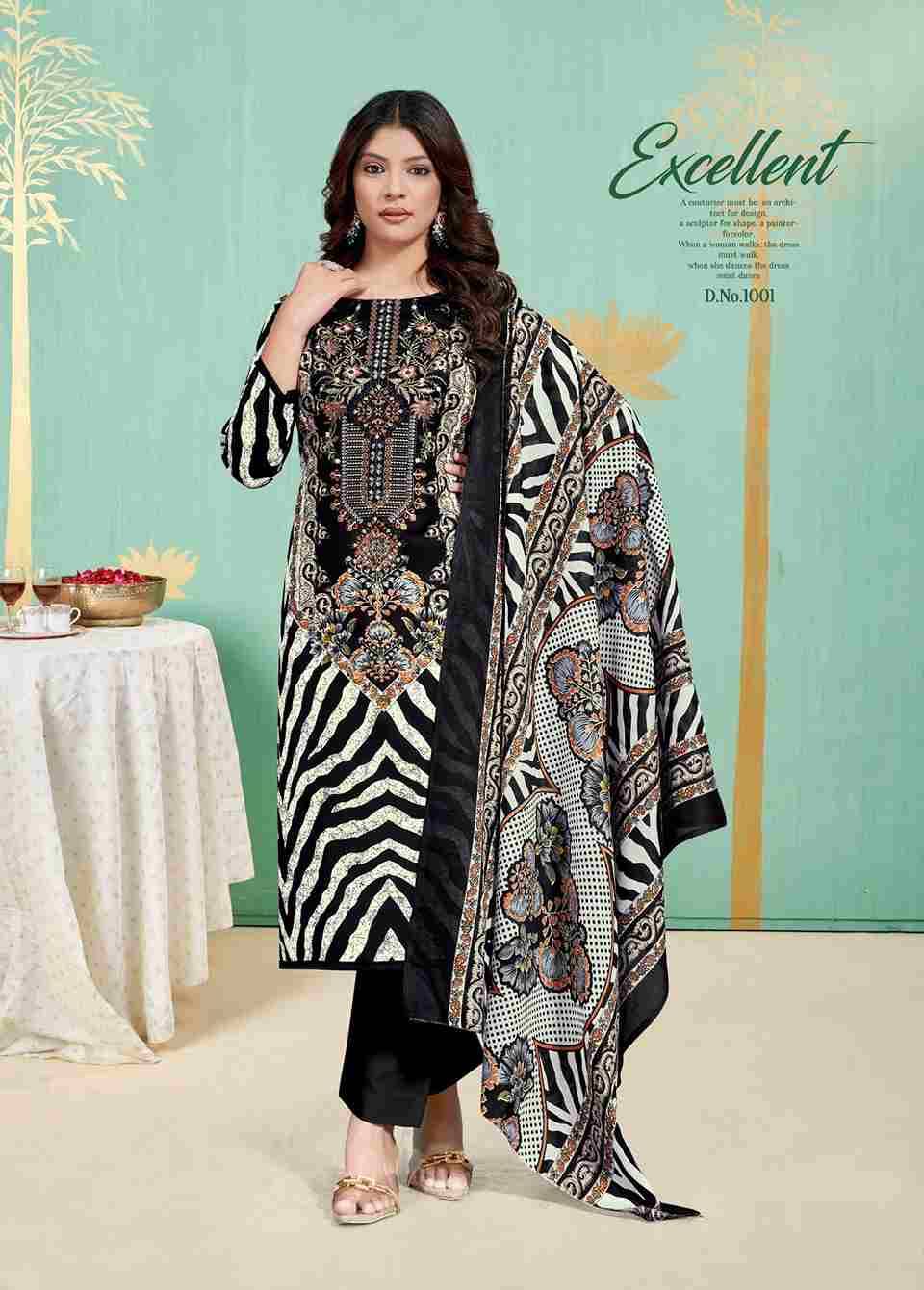 Khwab By Kavyakala 1001 To 1006 Series Beautiful Festive Suits Stylish Fancy Colorful Casual Wear & Ethnic Wear Pure Jam Cotton Print Dresses At Wholesale Price