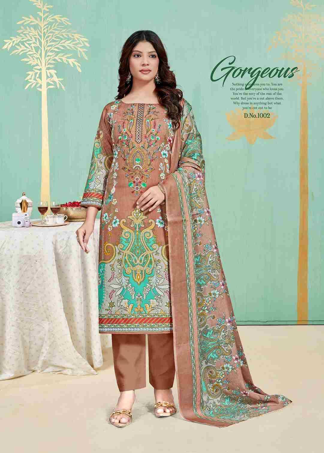 Khwab By Kavyakala 1001 To 1006 Series Beautiful Festive Suits Stylish Fancy Colorful Casual Wear & Ethnic Wear Pure Jam Cotton Print Dresses At Wholesale Price