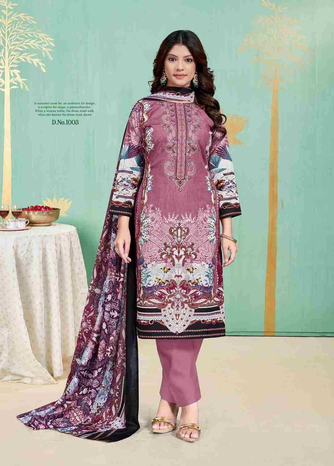 Khwab By Kavyakala 1001 To 1006 Series Beautiful Festive Suits Stylish Fancy Colorful Casual Wear & Ethnic Wear Pure Jam Cotton Print Dresses At Wholesale Price