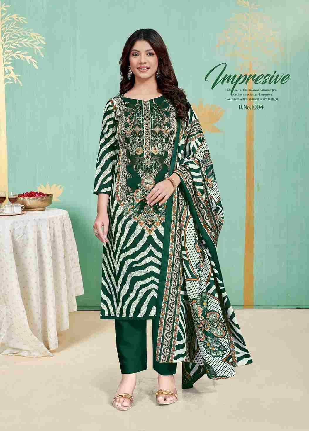 Khwab By Kavyakala 1001 To 1006 Series Beautiful Festive Suits Stylish Fancy Colorful Casual Wear & Ethnic Wear Pure Jam Cotton Print Dresses At Wholesale Price