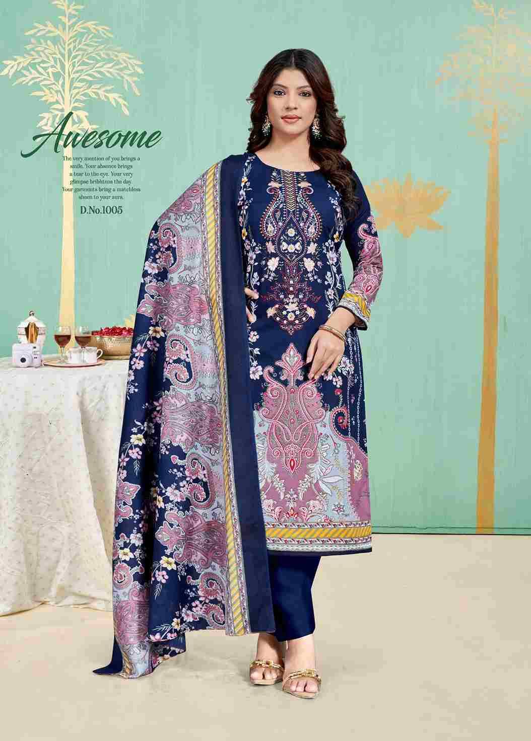 Khwab By Kavyakala 1001 To 1006 Series Beautiful Festive Suits Stylish Fancy Colorful Casual Wear & Ethnic Wear Pure Jam Cotton Print Dresses At Wholesale Price