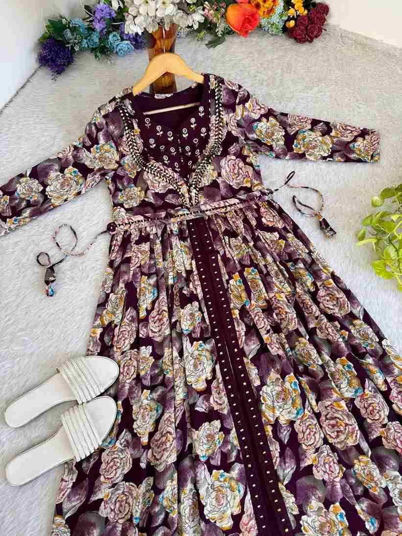 Mb-435 By Fashid Wholesale Beautiful Stylish Fancy Colorful Casual Wear & Ethnic Wear Heavy Rayon Gowns At Wholesale Price