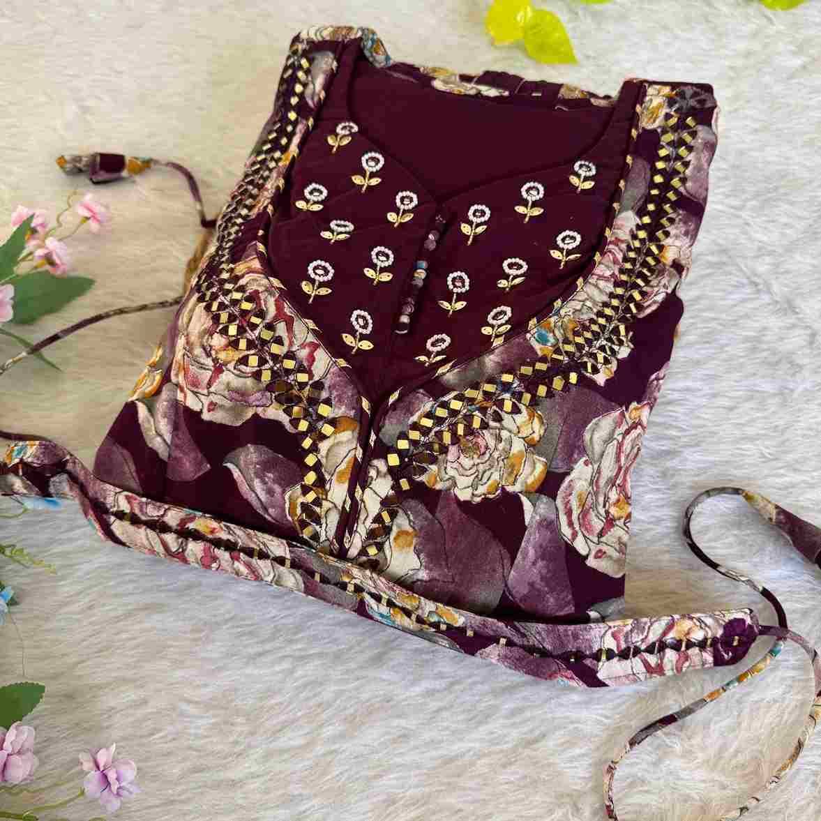 Mb-435 By Fashid Wholesale Beautiful Stylish Fancy Colorful Casual Wear & Ethnic Wear Heavy Rayon Gowns At Wholesale Price