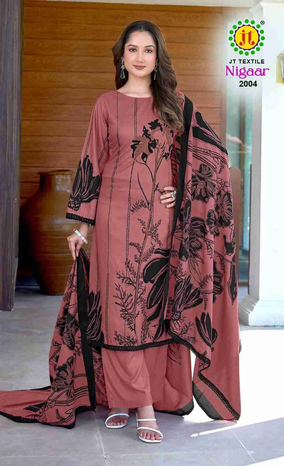 Nigaar Vol-2 By JT 2001 To 2005 Series Beautiful Festive Suits Colorful Stylish Fancy Casual Wear & Ethnic Wear Rayon Dresses At Wholesale Price