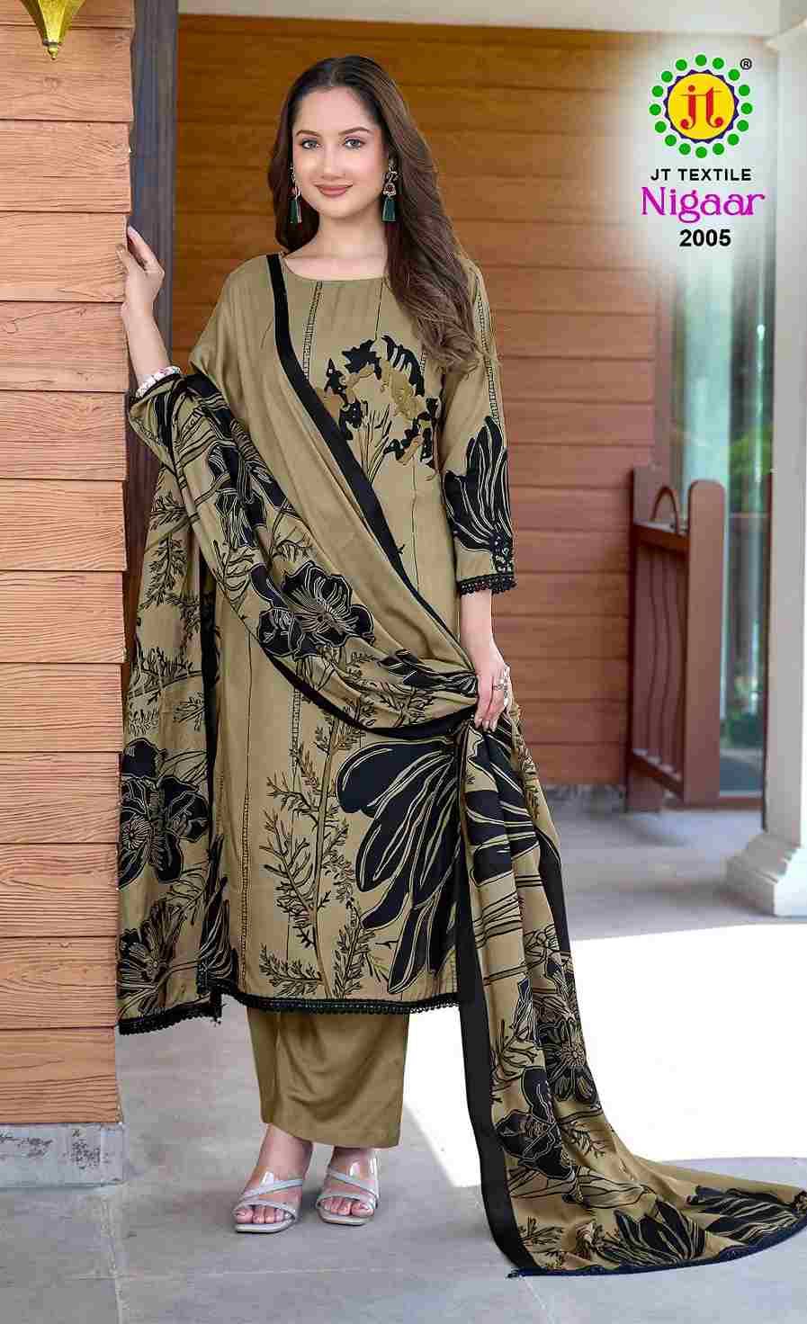 Nigaar Vol-2 By JT 2001 To 2005 Series Beautiful Festive Suits Colorful Stylish Fancy Casual Wear & Ethnic Wear Rayon Dresses At Wholesale Price