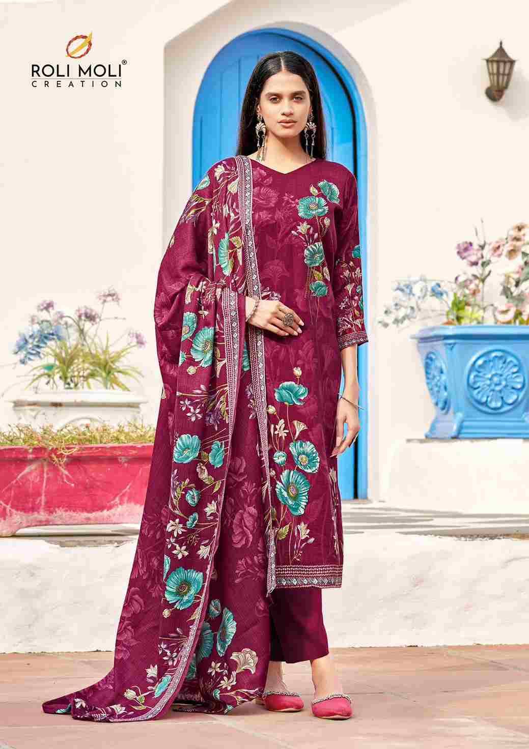 Tabeer By Roli Moli 1001 To 1008 Series Beautiful Stylish Festive Suits Fancy Colorful Casual Wear & Ethnic Wear & Ready To Wear Pashmina Dresses At Wholesale Price