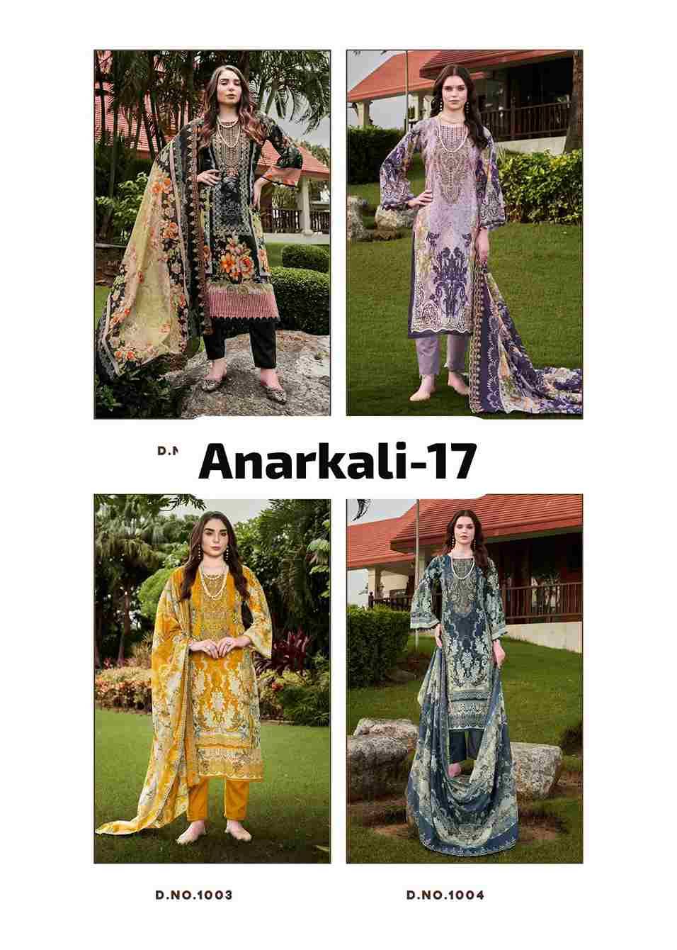 Anarkali Vol-17 By Kavyakala 1001 To 1008 Series Beautiful Festive Suits Stylish Fancy Colorful Casual Wear & Ethnic Wear Pure Lawn Cotton Print Dresses At Wholesale Price