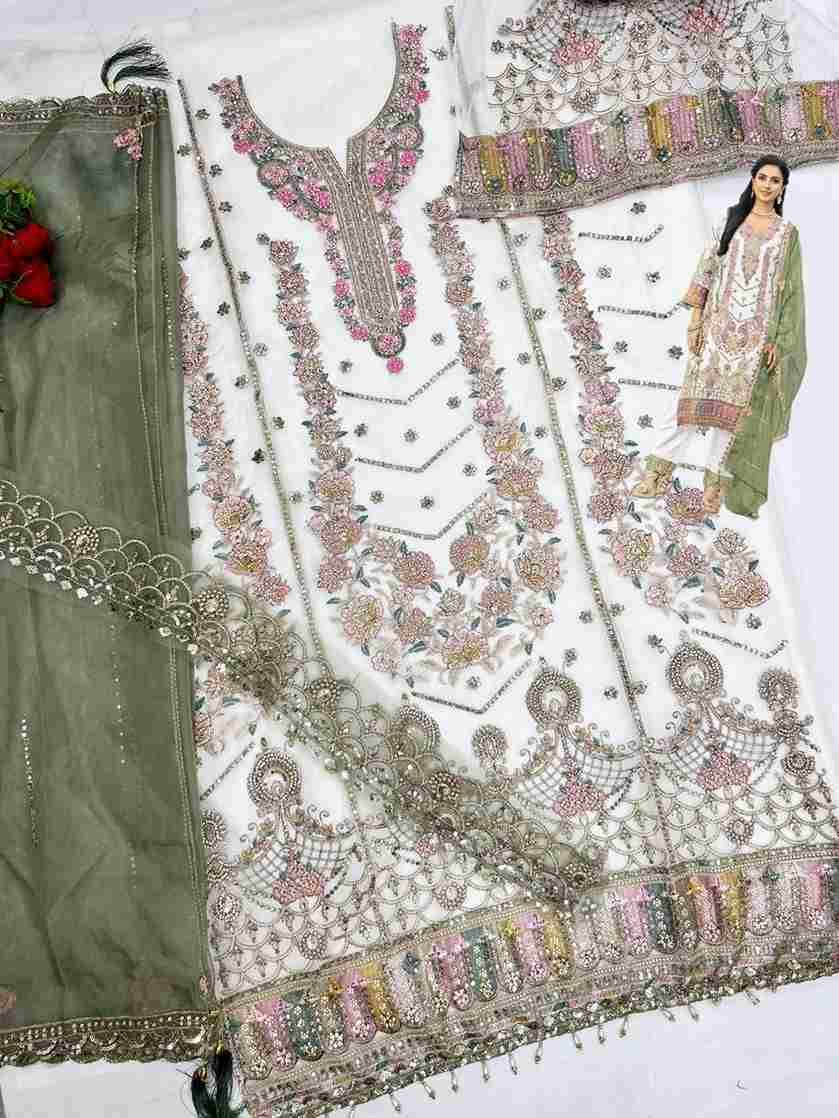 Shree Fabs Hit Design K-5526 Colours Vol-2 By Shree Fabs K-5526-E To K-5526-H Series Beautiful Stylish Pakistani Suits Fancy Colorful Casual Wear & Ethnic Wear & Ready To Wear Organza Embroidery Dresses At Wholesale Price