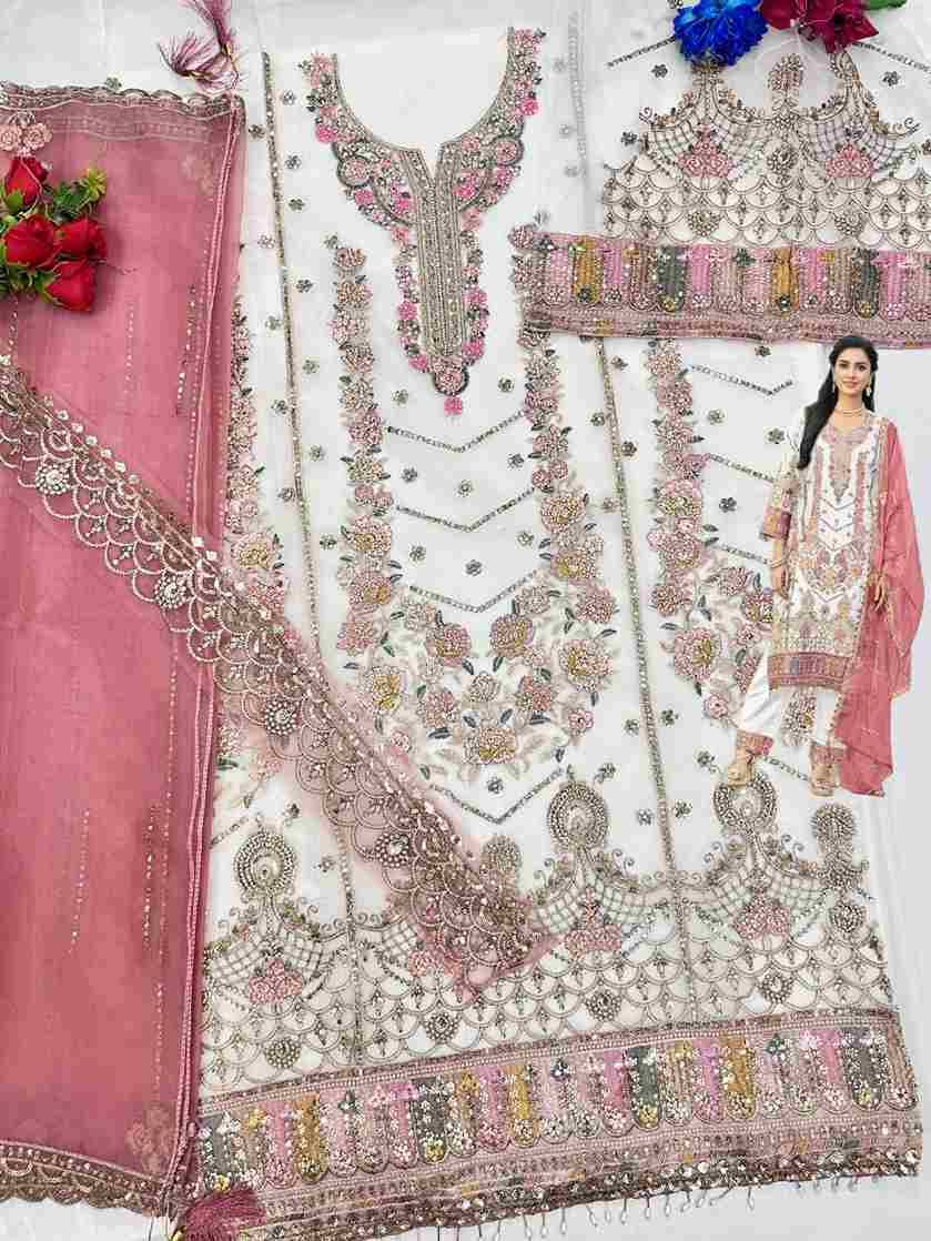Shree Fabs Hit Design K-5526 Colours Vol-2 By Shree Fabs K-5526-E To K-5526-H Series Beautiful Stylish Pakistani Suits Fancy Colorful Casual Wear & Ethnic Wear & Ready To Wear Organza Embroidery Dresses At Wholesale Price