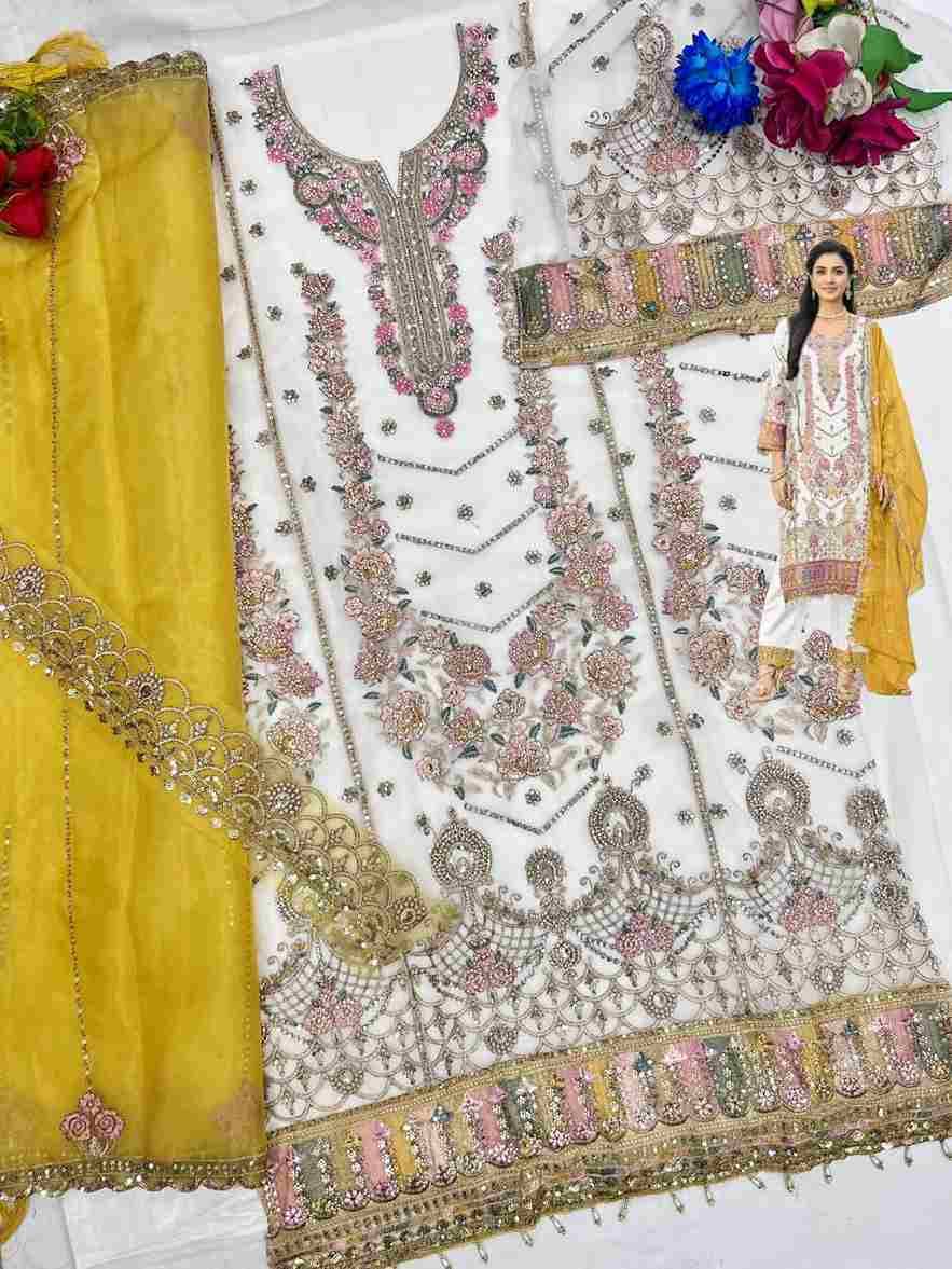 Shree Fabs Hit Design K-5526 Colours Vol-2 By Shree Fabs K-5526-E To K-5526-H Series Beautiful Stylish Pakistani Suits Fancy Colorful Casual Wear & Ethnic Wear & Ready To Wear Organza Embroidery Dresses At Wholesale Price