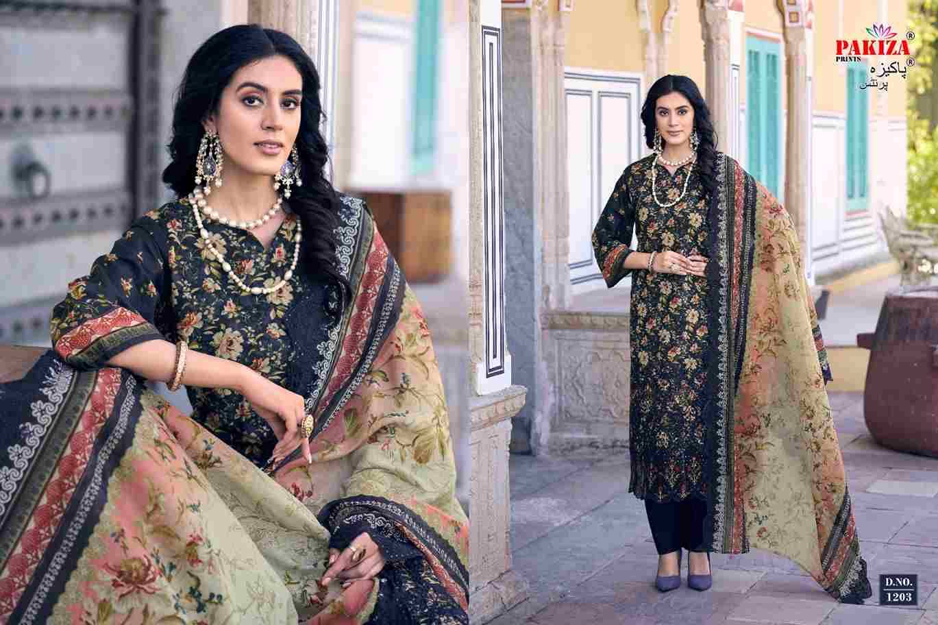 Faraz Nx Vol-12 By Pakiza Prints 1201 To 1210 Series Beautiful Festive Suits Stylish Fancy Colorful Party Wear & Occasional Wear Lawn Cotton Dresses At Wholesale Price