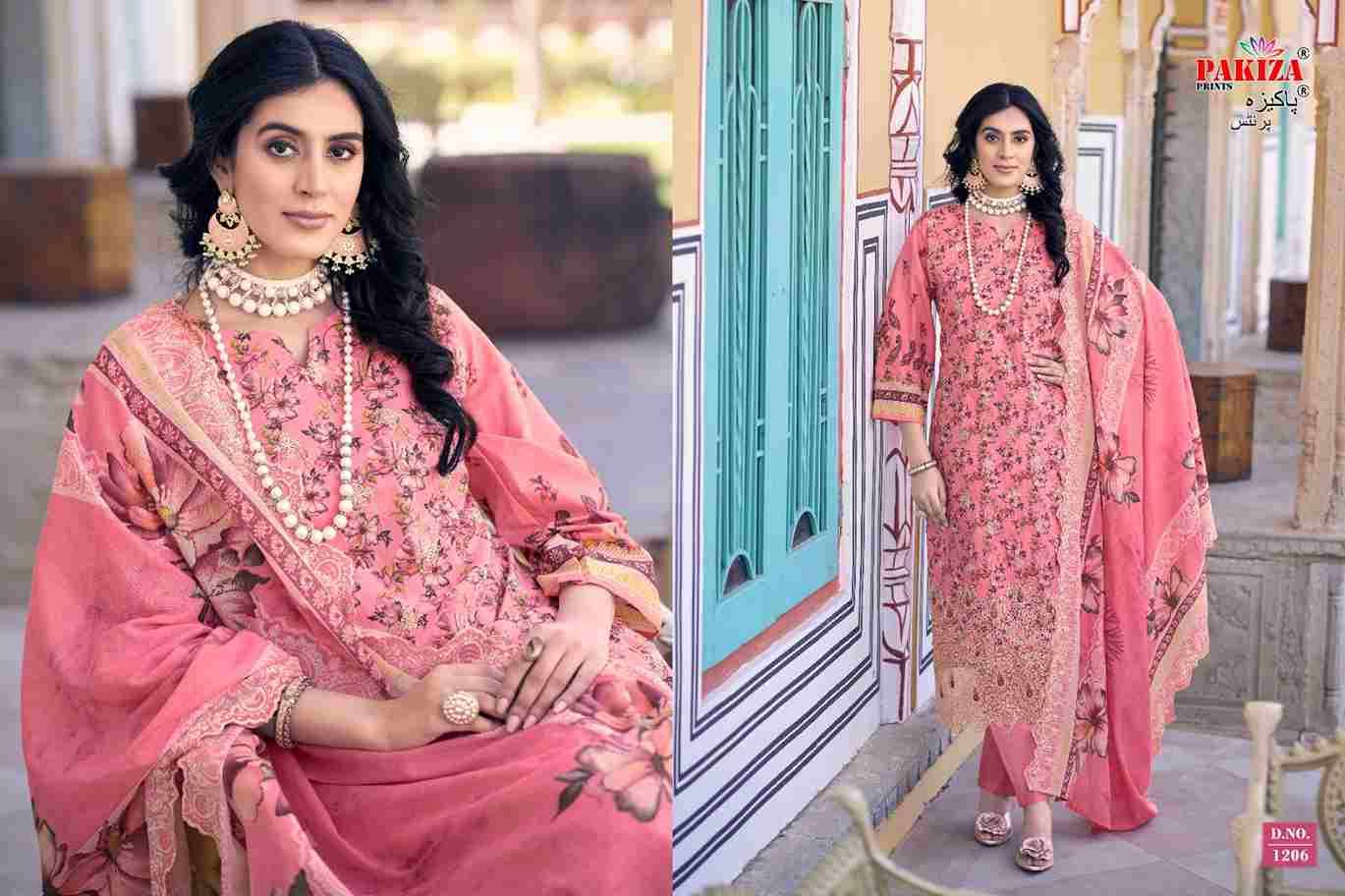 Faraz Nx Vol-12 By Pakiza Prints 1201 To 1210 Series Beautiful Festive Suits Stylish Fancy Colorful Party Wear & Occasional Wear Lawn Cotton Dresses At Wholesale Price