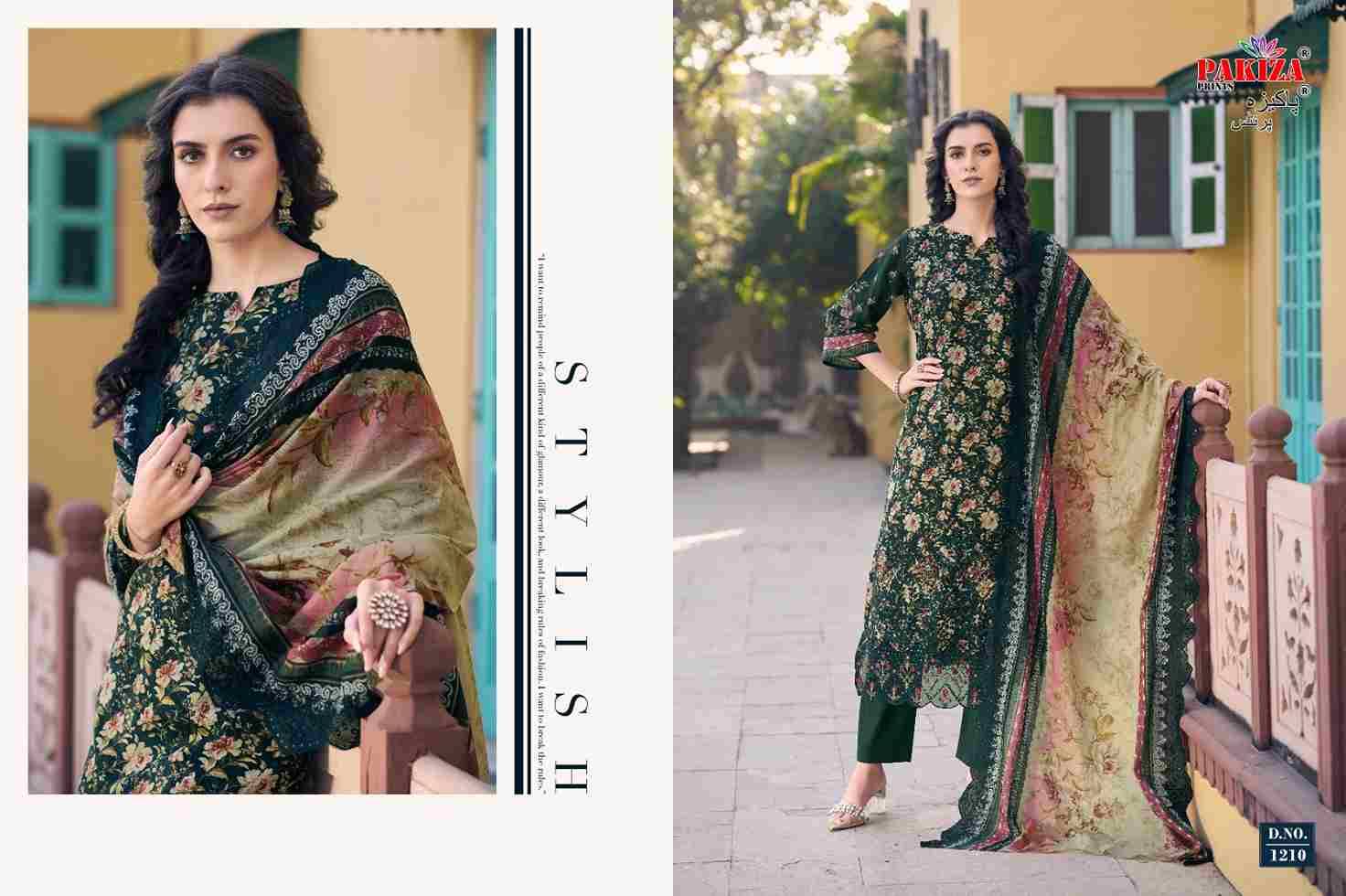 Faraz Nx Vol-12 By Pakiza Prints 1201 To 1210 Series Beautiful Festive Suits Stylish Fancy Colorful Party Wear & Occasional Wear Lawn Cotton Dresses At Wholesale Price