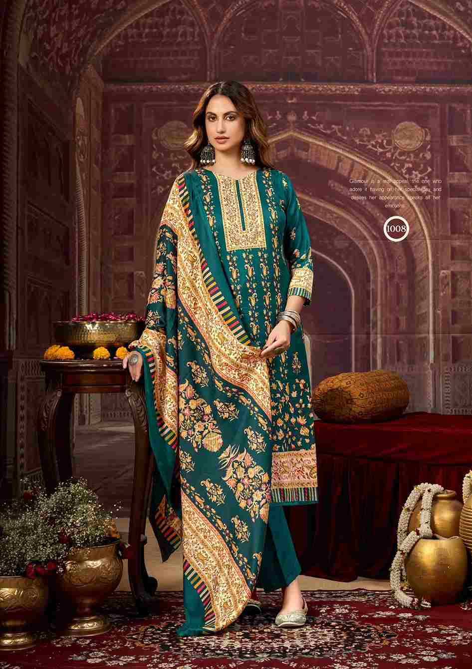 Dilshad By Roli Moli 1001 To 1008 Series Beautiful Stylish Festive Suits Fancy Colorful Casual Wear & Ethnic Wear & Ready To Wear Pashmina Dresses At Wholesale Price