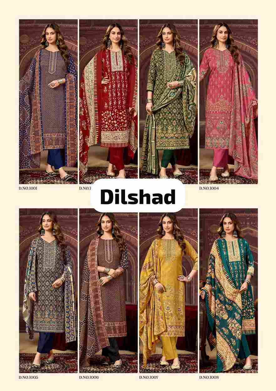 Dilshad By Roli Moli 1001 To 1008 Series Beautiful Stylish Festive Suits Fancy Colorful Casual Wear & Ethnic Wear & Ready To Wear Pashmina Dresses At Wholesale Price