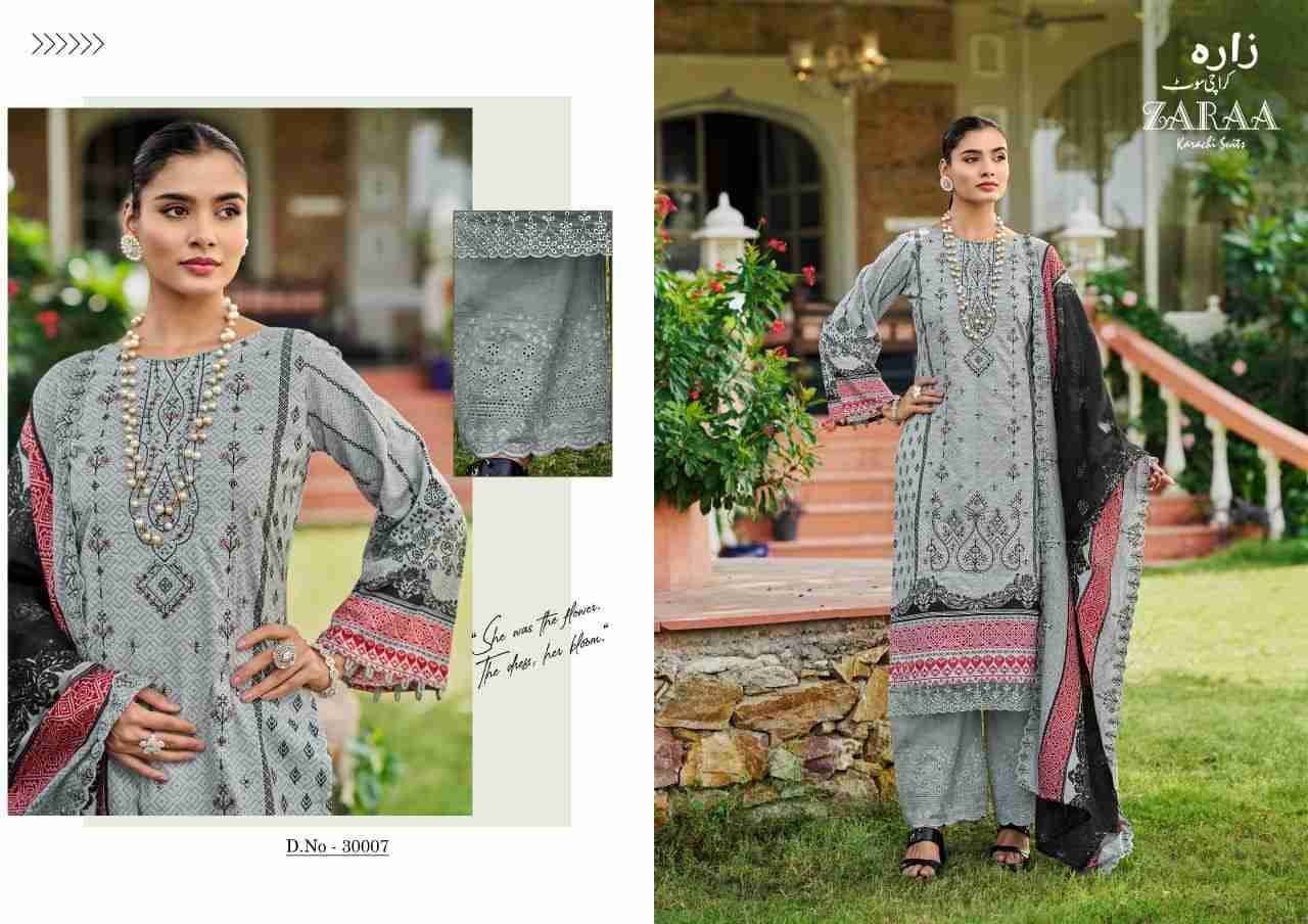 Bin Saeed Vol-30 By Zaraa 30001 To 30008 Series Beautiful Stylish Festive Suits Fancy Colorful Casual Wear & Ethnic Wear & Ready To Wear Pure Cotton Dresses At Wholesale Price