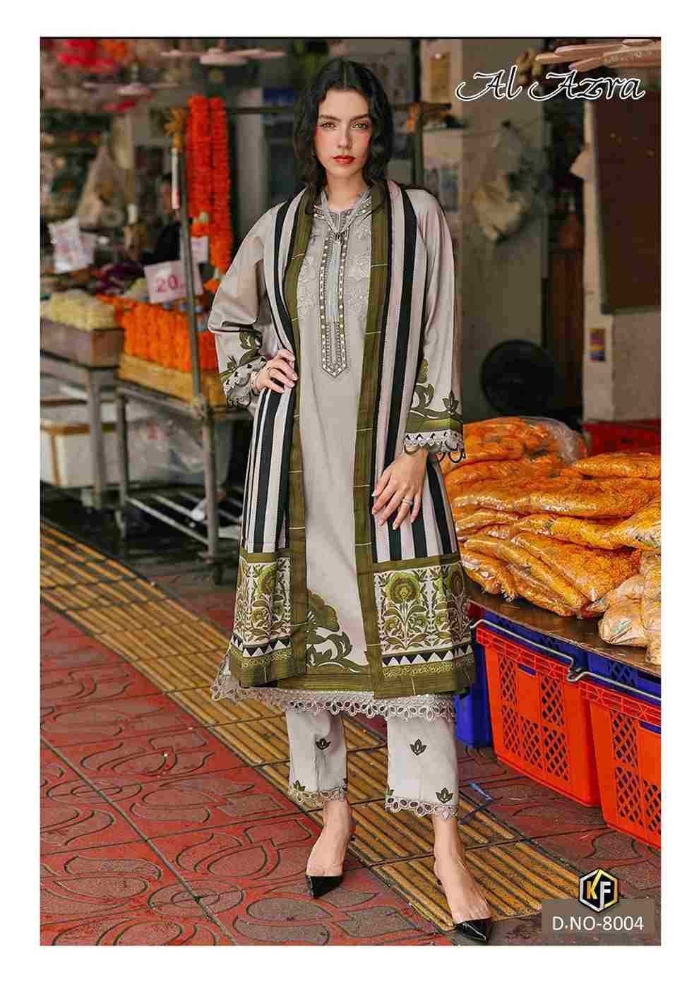 Al Azara Vol-8 By Keval Fab 8001 To 8006 Series Beautiful Festive Suits Stylish Fancy Colorful Casual Wear & Ethnic Wear Heavy Cotton Digital Print Dresses At Wholesale Price