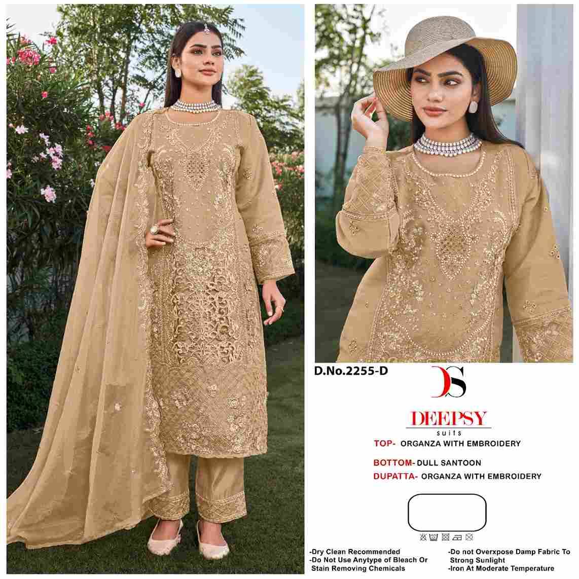 Deepsy Hit Design 2255 Colours By Deepsy Suits 2255-A To 2255-D Series Pakistani Stylish Beautiful Colourful Printed & Embroidered Party Wear & Occasional Wear Organza Dresses At Wholesale Price