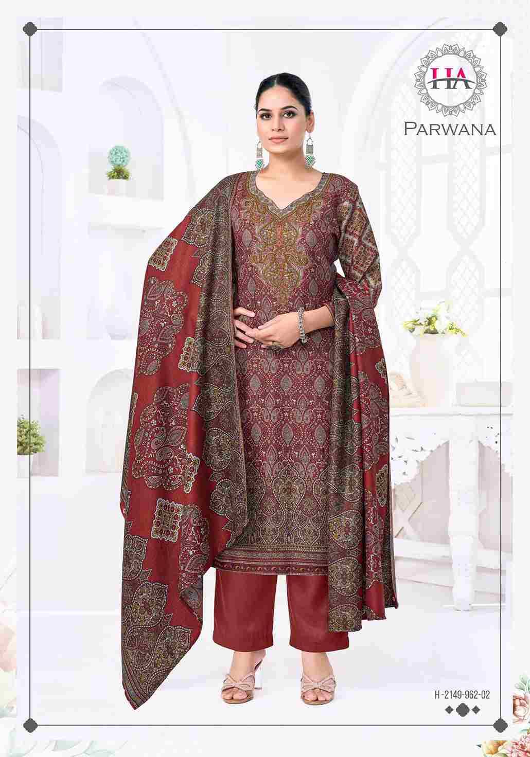 Parwana By Harshit Fashion Hub 2149-962-01 To 2149-962-06 Series Beautiful Festive Suits Stylish Fancy Colorful Casual Wear & Ethnic Wear Pure Pashmina Dresses At Wholesale Price