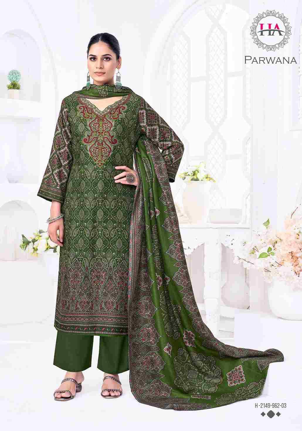 Parwana By Harshit Fashion Hub 2149-962-01 To 2149-962-06 Series Beautiful Festive Suits Stylish Fancy Colorful Casual Wear & Ethnic Wear Pure Pashmina Dresses At Wholesale Price