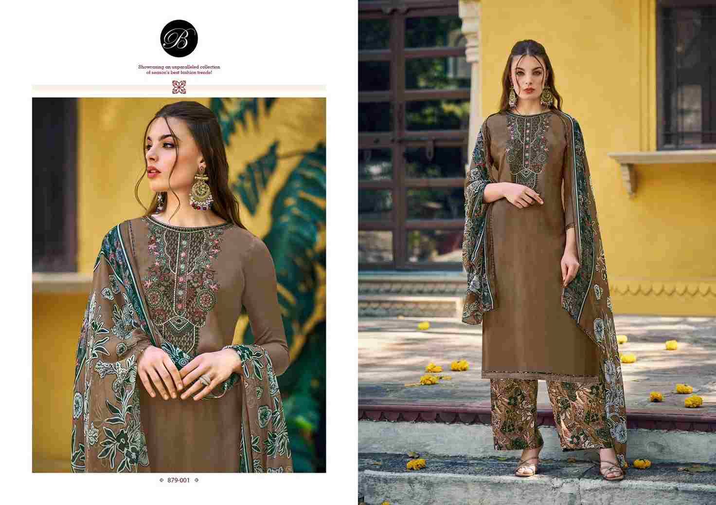 Ruhaniyat By Belliza 879-001 To 879-008 Series Beautiful Stylish Festive Suits Fancy Colorful Casual Wear & Ethnic Wear & Ready To Wear Pure Viscose Rayon Digital Print Dresses At Wholesale Price