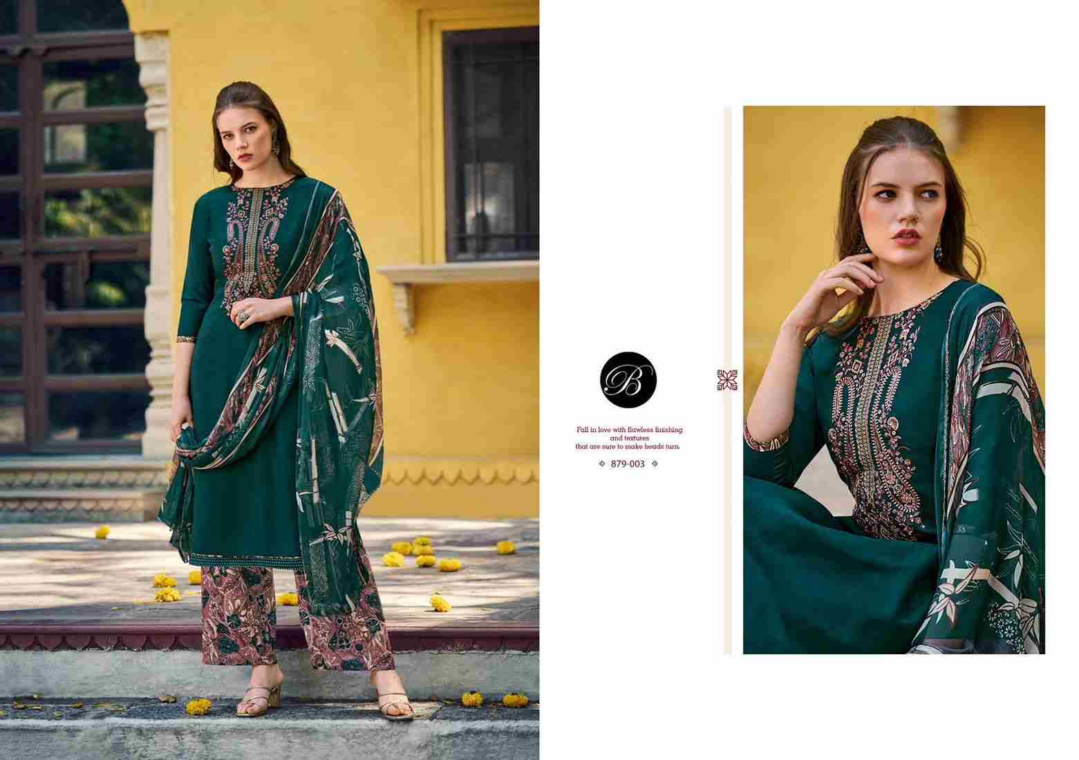 Ruhaniyat By Belliza 879-001 To 879-008 Series Beautiful Stylish Festive Suits Fancy Colorful Casual Wear & Ethnic Wear & Ready To Wear Pure Viscose Rayon Digital Print Dresses At Wholesale Price