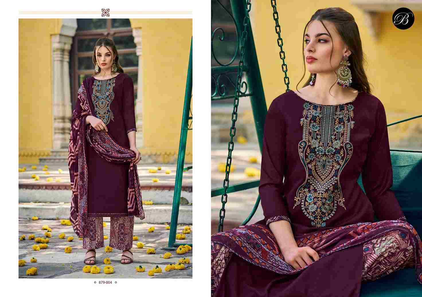 Ruhaniyat By Belliza 879-001 To 879-008 Series Beautiful Stylish Festive Suits Fancy Colorful Casual Wear & Ethnic Wear & Ready To Wear Pure Viscose Rayon Digital Print Dresses At Wholesale Price