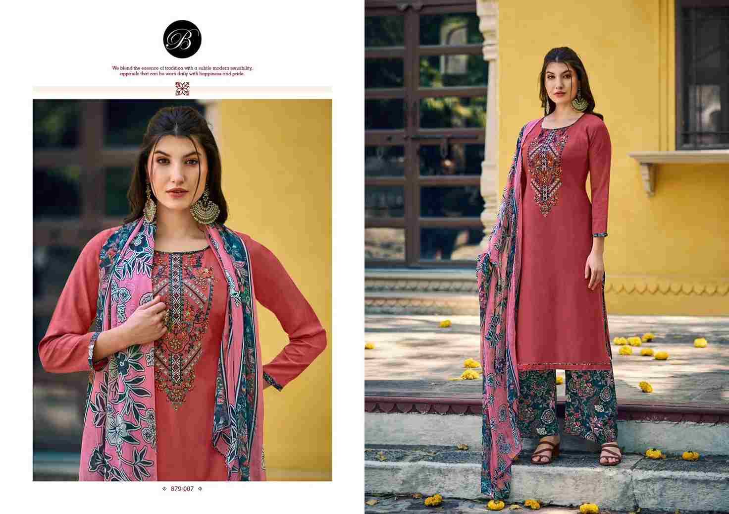 Ruhaniyat By Belliza 879-001 To 879-008 Series Beautiful Stylish Festive Suits Fancy Colorful Casual Wear & Ethnic Wear & Ready To Wear Pure Viscose Rayon Digital Print Dresses At Wholesale Price