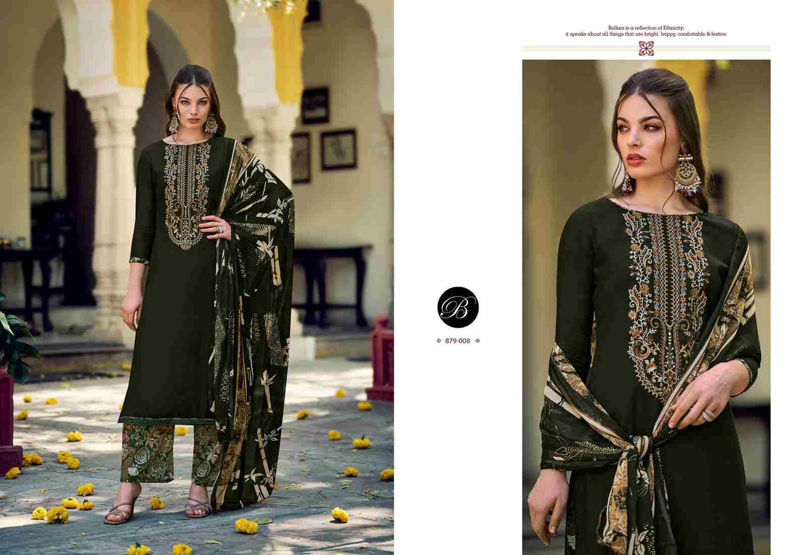 Ruhaniyat By Belliza 879-001 To 879-008 Series Beautiful Stylish Festive Suits Fancy Colorful Casual Wear & Ethnic Wear & Ready To Wear Pure Viscose Rayon Digital Print Dresses At Wholesale Price